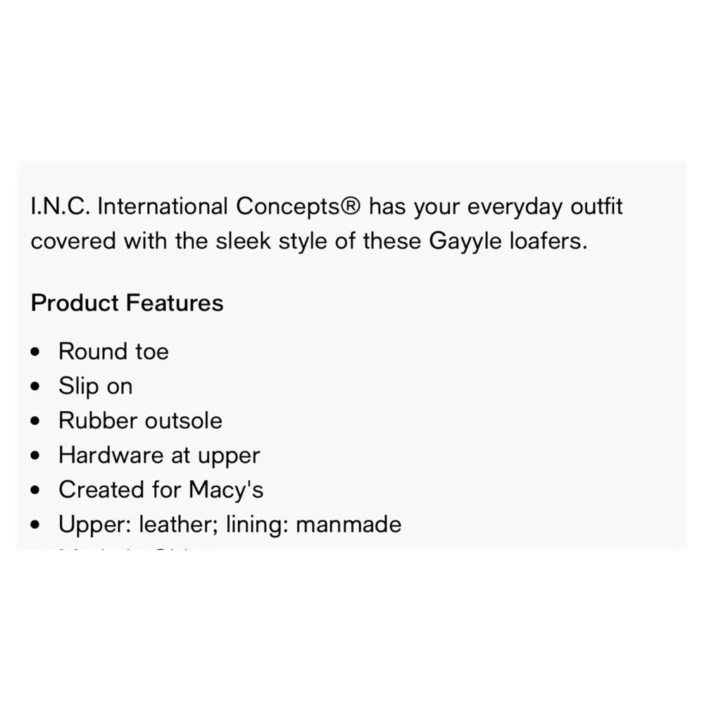 INC Gayyle Loafers - Picture 8 of 8